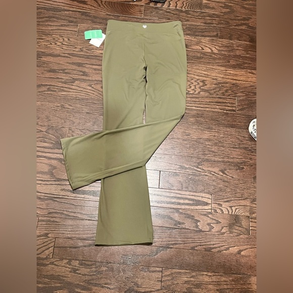 Active Seamless High-Rise Leggings Olive Green Large - Picture 10 of 13